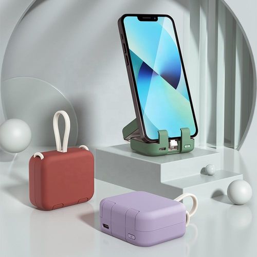 Mini Power Banks Power Station 4000mah Handbag Fast Charging Bank Mini Folding Power Banks