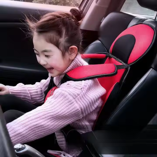 Simple and portable children's car seat cushions for babies, suitable for children aged 6 months to 3 years.