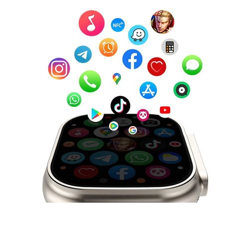 Men's Women's 4G WIFI Smart Watch 1.65-inch AMOLED Screen 1ATM Waterproof Sports Smartwatch With Sim Card