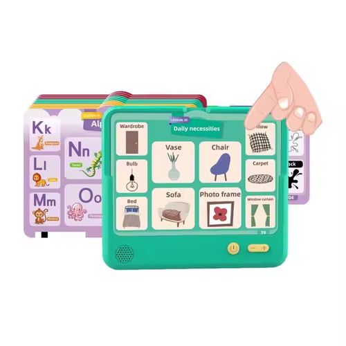 Kids Learning Tablet Talking Flash Cards Education Learning Machine