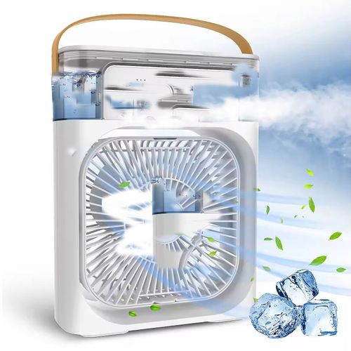 5 holes spray fan humidification refrigeration air conditioning fan desktop dormitory mini usb water fan