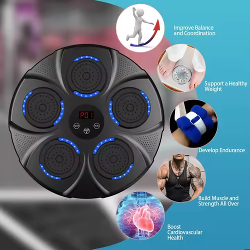 Fitness & Body Punching Machines for boxing training and MMA, wall-mounted intelligent music boxing machines for home use, suitable for adult training and children's play.