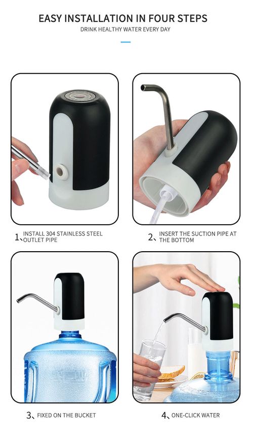 Smart Automatic Water Pump USB Rechargeable Portable Bottle Water Dispenser