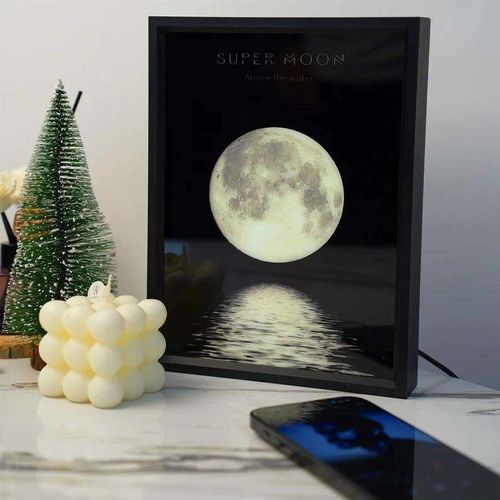 2025 new design Art Painting Speaker Night Light Speaker Home Decor Picture frame Music Speaker Night Light Novelty Gift