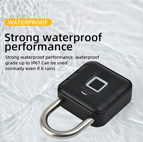 Waterproof Ultra-Fast Smart Fingerprint Padlock