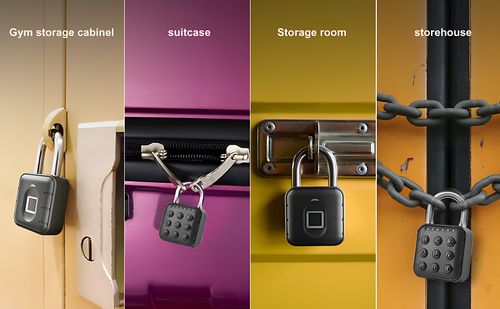 Waterproof Ultra-Fast Smart Fingerprint Padlock