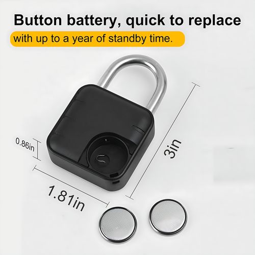 Waterproof Ultra-Fast Smart Fingerprint Padlock