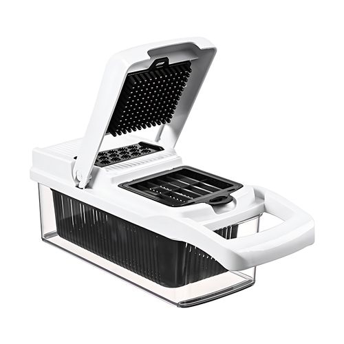 Manual Vegetable Slicer - 9-in-1 Safe Cutter for African Kitchens | No Knife Needed