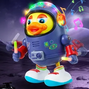 Dancing Space Duck Toy for Kids with Music & Lights – Electric Waddling Fun Gift Toy