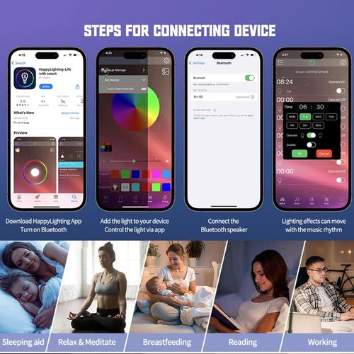 🔥Wireless Charger ＋ Speaker + Night Light + Alarm Clock