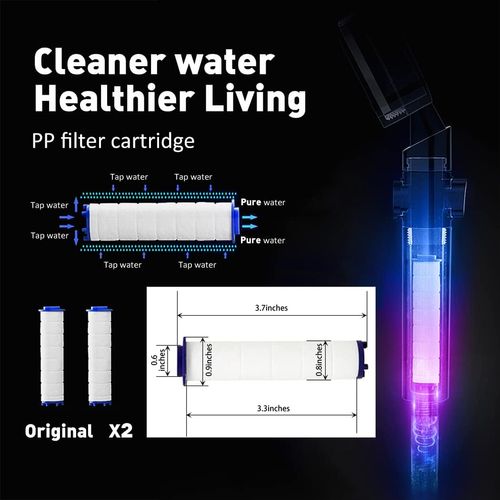 🔥Fan Shower Head🚿with Light Turbo Fan