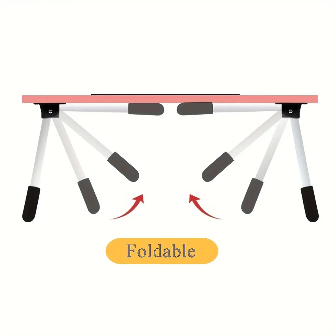 Ultra Large Multi Functional Laptop Bed Table - Portable Tray Holder With Cup Holder, Drawer, USB, Fan, And Light - Stable, Durable, And Foldable For Eating, Reading, And Writing