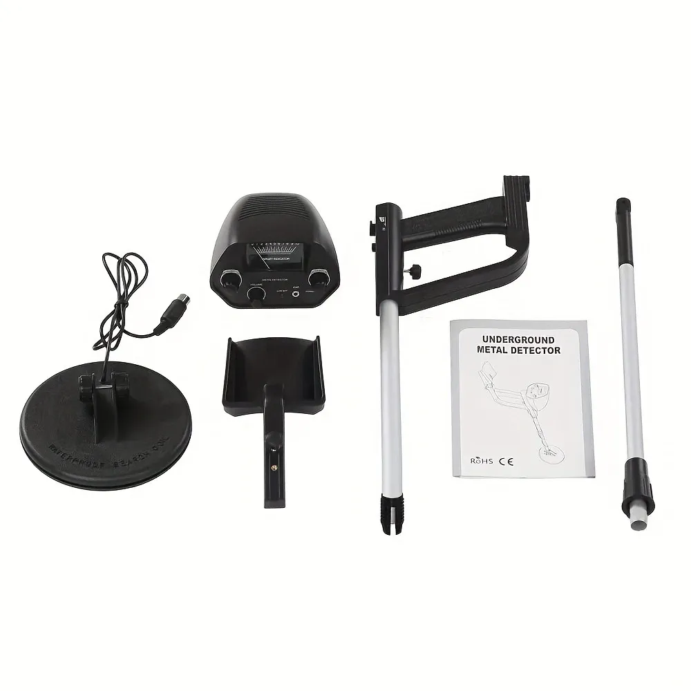 12 Inch High-Sensitivity Coil Golden Digger Deep Search Metal Detector - Adjustable Sensitivity, Advanced LCD Display, Accurate Treasure Hunter for Beginners And Professionals - Suitable for Finding Lost Jewelry And Coins, Beach Treasure Finder Handheld Underground Metal Detector