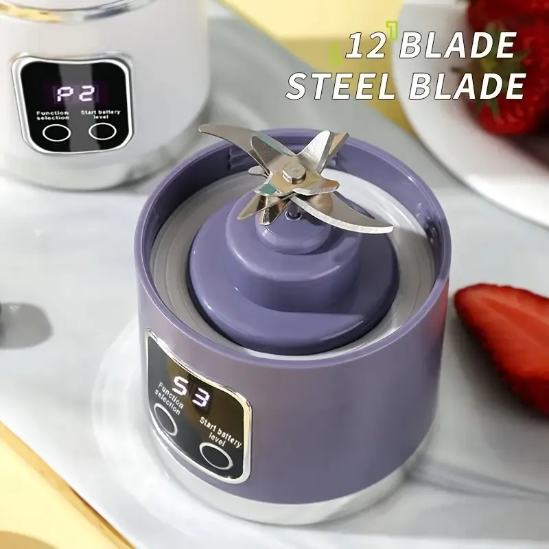 Portable USB Charging Blender And Juicer - Easy To Clean, Suitable For Fruit And Vegetable Drinks, Milkshakes - Capacity 10.14 Ounces To 16.91 Ounces