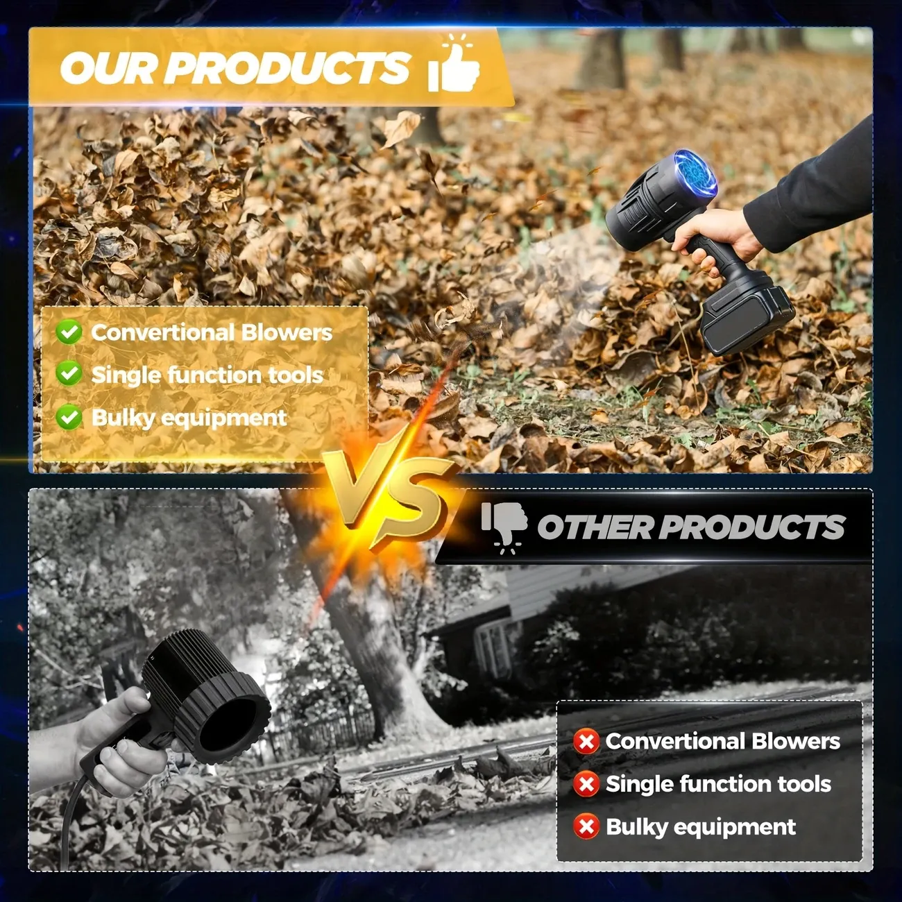 21V Mini Hand-held Electric Dust Remover Storm Blower  Hand-held Wireless Powerful Fan, Car Drying Blower, Turbine Fan Portable Outdoor Defoliation Dust Remover, Lawn Snow Remover, Car Cleaning Dust Blower, Birthday Or Holiday Gift
