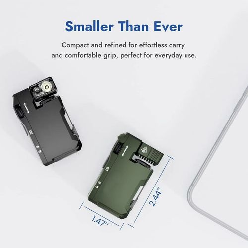 G5 Rechargeable EDC Flashlight, Powerful RGB Flashights, 400 Lumens Portable Flat Mini Flashlights, IP68 Waterproof Multi-Mode Magnetic Small Keychain Flashlight for Camping, Emergency