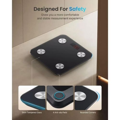 Scale for Body Weight Digital Weighing Elis Scales with Body Fat FSA HSA Eligible Smart Wireless Body Fat Measurement Device Body Composition Monitor with Smart App 396lbs