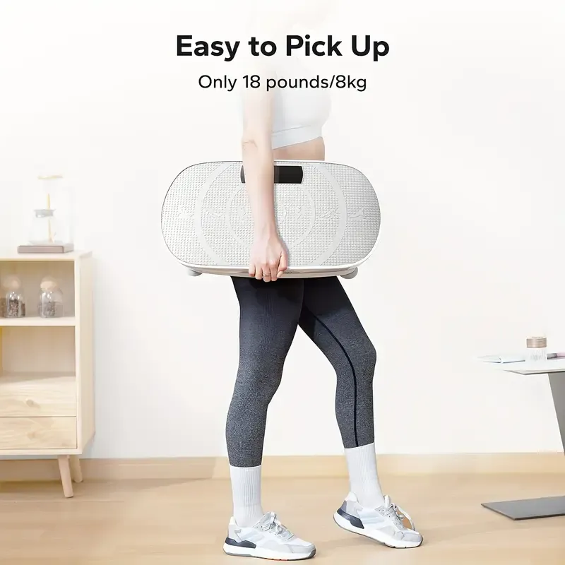 Vibration Plate|Whole Body Workout Silent Motor Speed Control Vibration Plate Exercise Machine, Whole Body Workout Power Vibrate Fitness Platform | For Shaping, Gifts For Family, Workout Equipment For Home Gym, Home Use, Without Battery