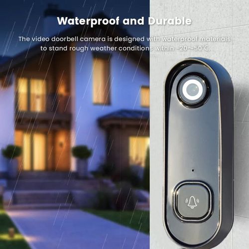 Tuya Smart Waterproof AC Long Power Video Doorbell Wireless Remote Camera Home HD Monitoring