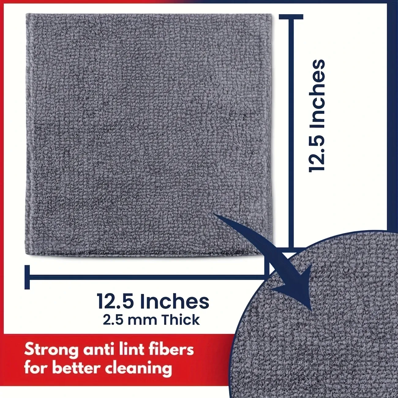 15 or 20-Pack Heavy-Duty Microfiber Cleaning Towels - Ultra-Absorbent, Quick-Dry, Lint-Free & Reusable Auto Cloths, Non-Abrasive Scratch-Free Surface for Cars, Trucks, Motorcycles, Boats, Home, Electronics - Ideal for Professional Detailing & Everyday Vehicle Maintenance, Car Care Accessories, Uniform Weave, Highquality Weave, Car Enthusiasts