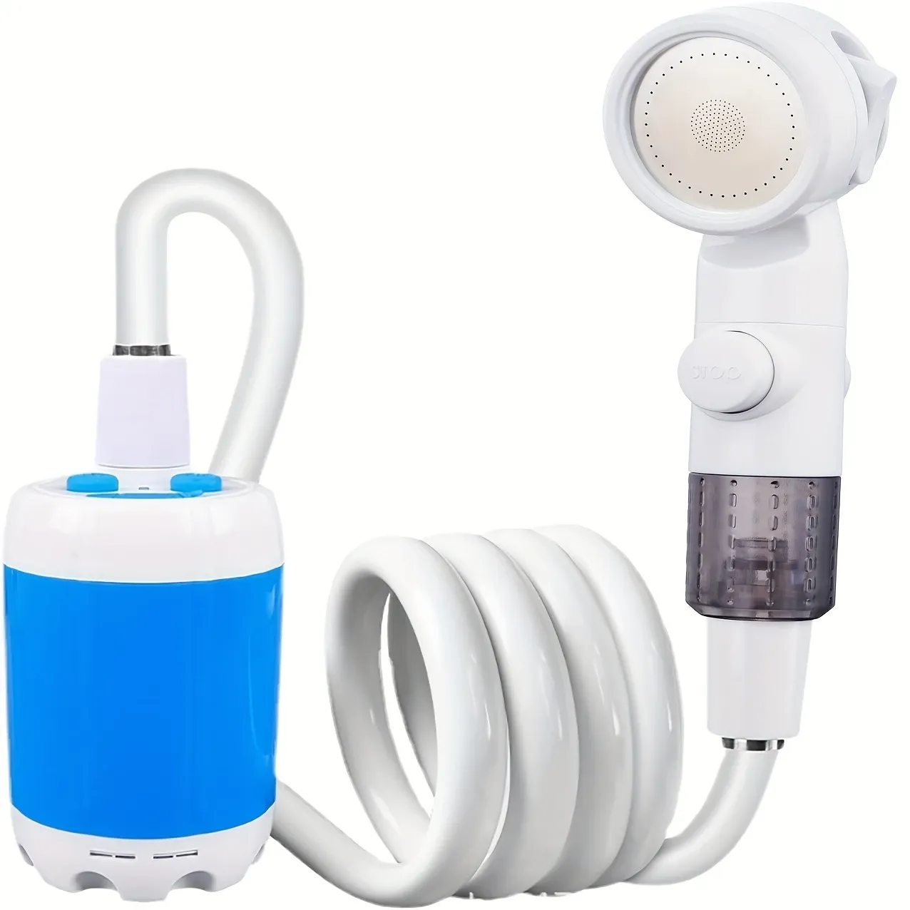 Portable | Rechargeable  Rechargeable Electric Shower Pump, 1 Portable Watering System | Camping Shower, Outdoor Shower, Suitable for Hiking And Climbing Bathing, Car And Motorcycle Cleaning, Beach Camping Bathing, Crop Watering, Pet Bathing, Holiday Gardening Watering
