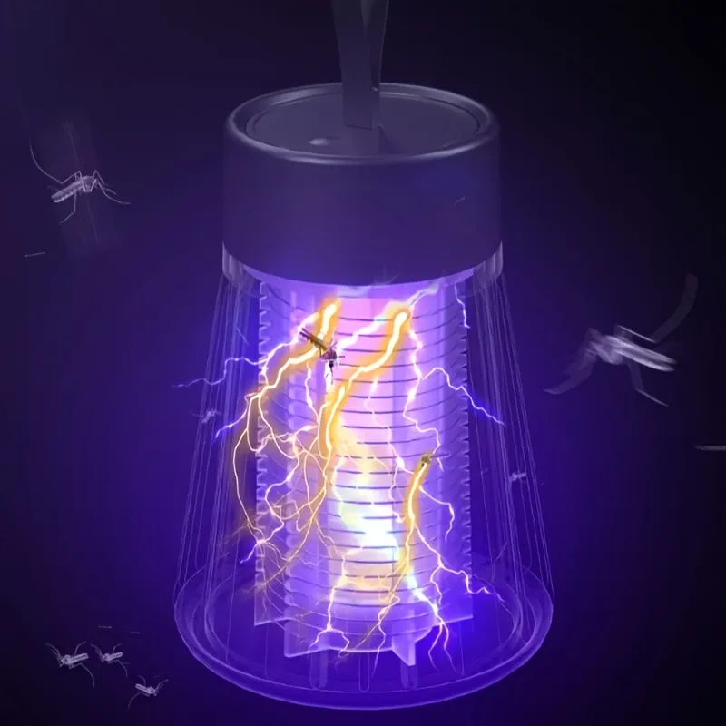 Bug Zapper, Mosquito Zapper Fly Trap Mosquito Killer Lamp USB Electric Radiationless LED Mute Bed Bug Killer Indoor for Mosquito Insect Gnat Moth Fruit Flies