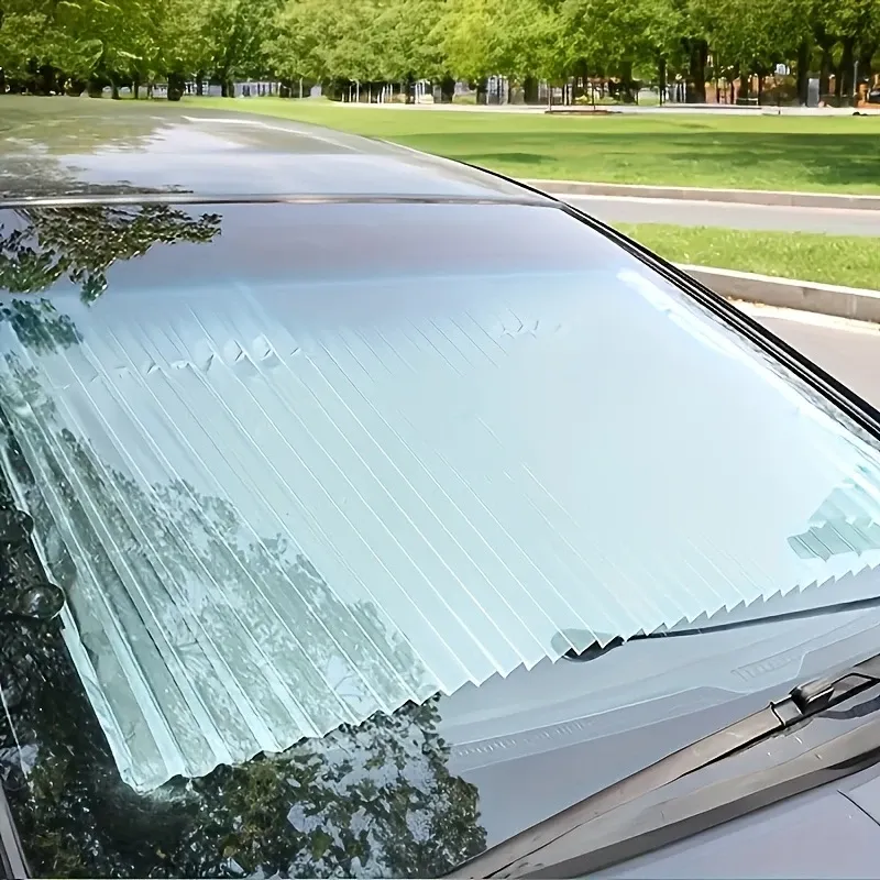 Easy Stick-On Installation, Blackout Curtain For Front Window, Car Sunshade