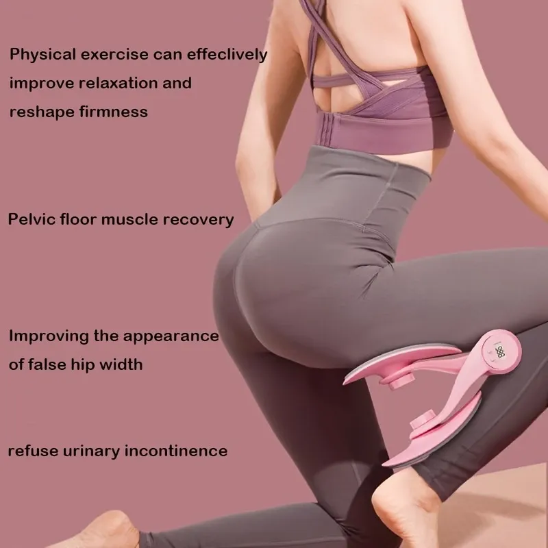 1pc Yoga Thigh Exerciser, Leg Slimming Device, Pelvic Floor Muscle Trainer, For Body Training, Fitness Shaping