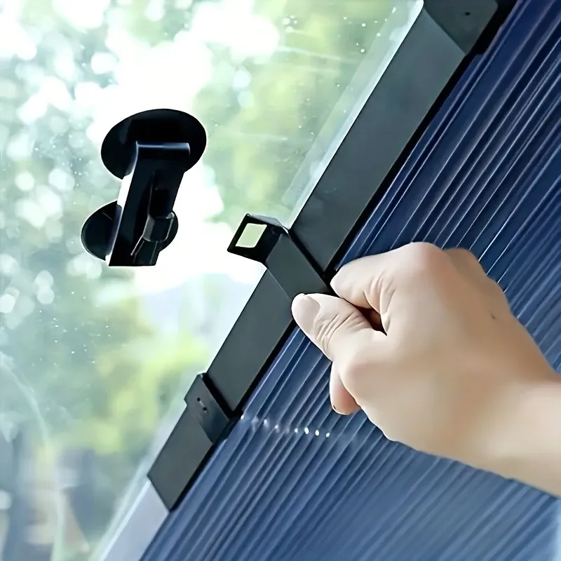 Easy Stick-On Installation, Blackout Curtain For Front Window, Car Sunshade