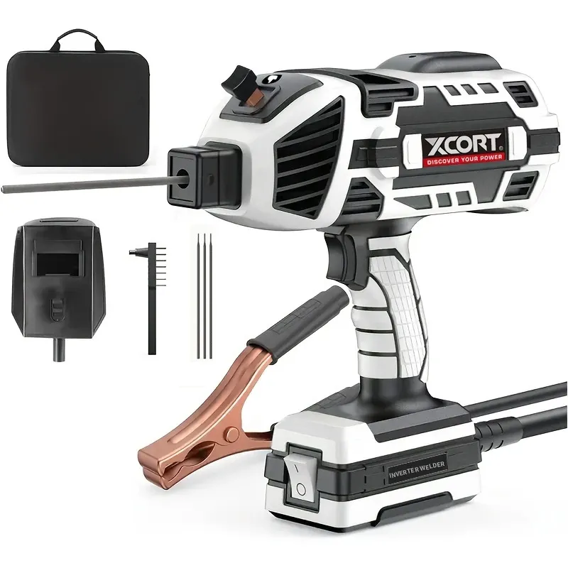 Portable Handheld Welding Machine - ARC Welder Gun 220V, IGBT Inverter for  Wire Rod, Electric Welder Kit