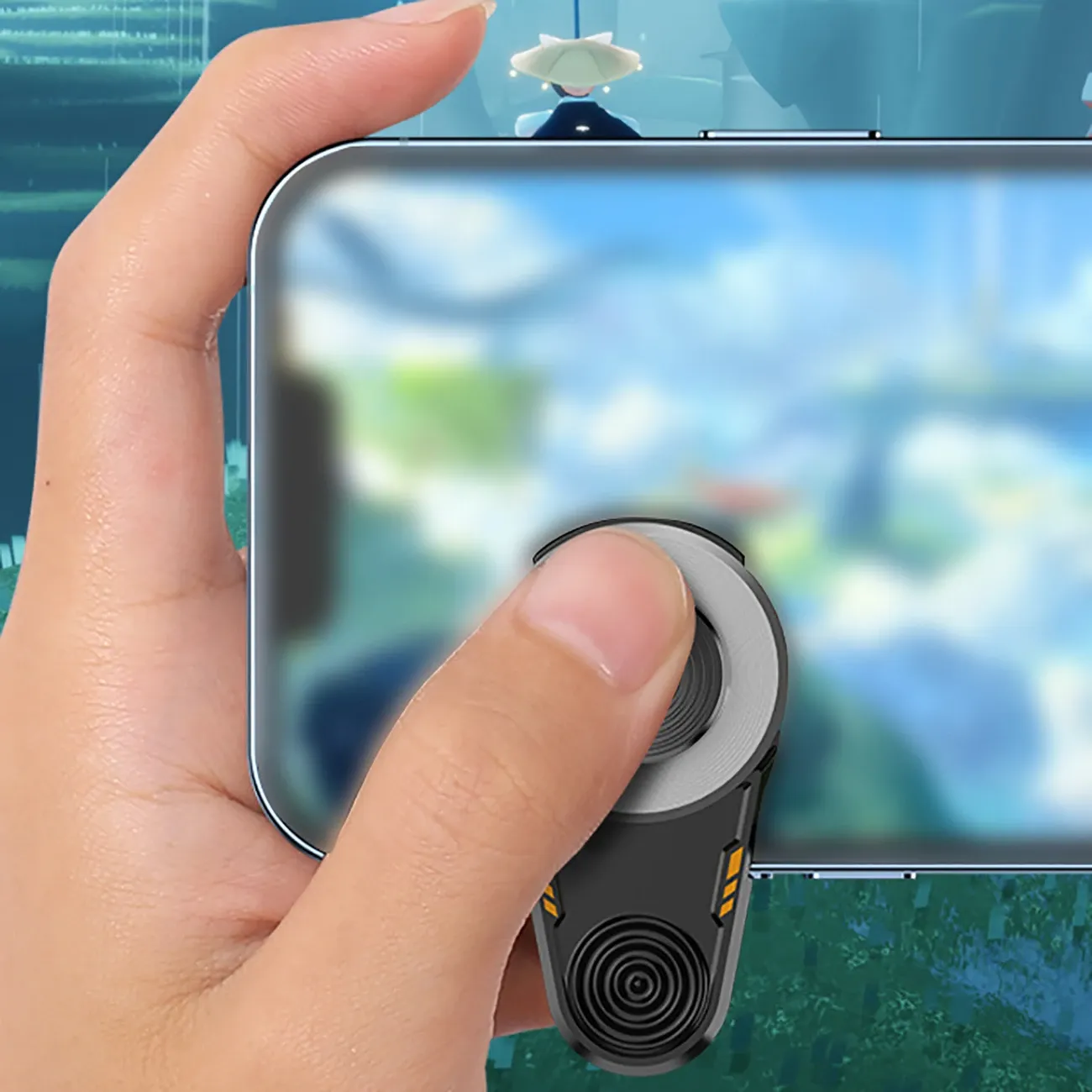 Mobile Game Controller with Fast Response, Compatible with iPhone, iPad, Android Phones, Tablets - One-Touch Gameplay, for Gaming   Presentations - iOS or Android Compatible Accessory, Game Controller for Phone, Gaming Accessory, Tech Gift Item, Sleek Design, Modern Aesthetic, Precise Controls, Durable Construction, Touchscreen Control, Ergonomic Grip, Smooth Operation, Tech Enthusiasts