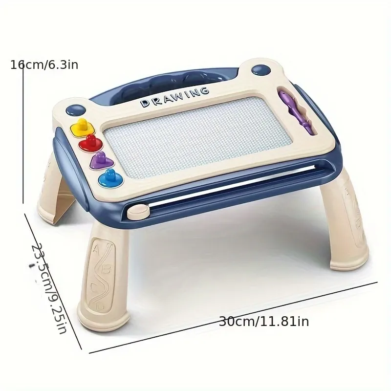 Children'S Drawing Board, Sketching Doodle Board Toy, Intelligence Learning Toy, Birthday Gift For Boys And Girls, Christmas And Halloween Gift (4 Stamps+ 1 Pencil+ 4 Stands)