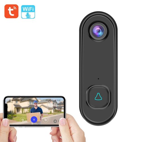 Tuya Smart Waterproof AC Long Power Video Doorbell Wireless Remote Camera Home HD Monitoring