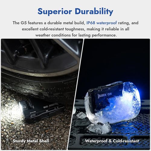 G5 Rechargeable EDC Flashlight, Powerful RGB Flashights, 400 Lumens Portable Flat Mini Flashlights, IP68 Waterproof Multi-Mode Magnetic Small Keychain Flashlight for Camping, Emergency