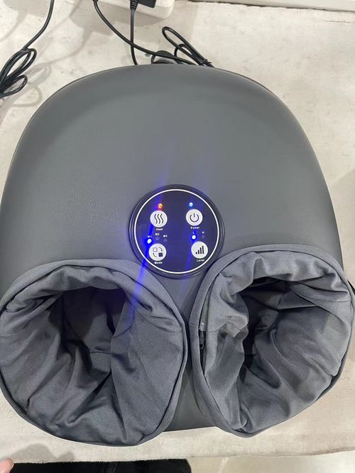 Relaxing Shiatsu Foot Massager Machine - Deep Kneading, Soothing Heat, Air Compression for Enhanced Blood Circulation and Foot Wellness - Ideal for Home or Office Use
