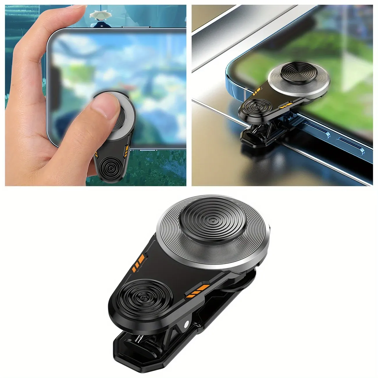 Mobile Game Controller with Fast Response, Compatible with iPhone, iPad, Android Phones, Tablets - One-Touch Gameplay, for Gaming   Presentations - iOS or Android Compatible Accessory, Game Controller for Phone, Gaming Accessory, Tech Gift Item, Sleek Design, Modern Aesthetic, Precise Controls, Durable Construction, Touchscreen Control, Ergonomic Grip, Smooth Operation, Tech Enthusiasts