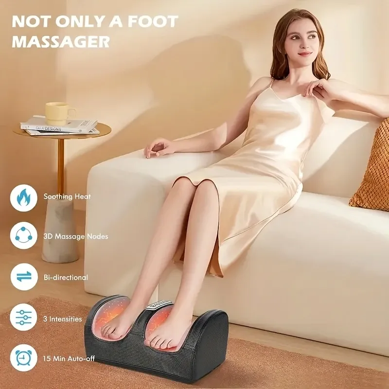 Foot Massager for Circulation And Relaxation - Foot Massager Machine for Relaxation with Heat - Father's Day Gift Mother's Day Gift