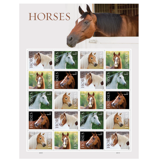 2024 US Horses Forever First Class Postage Stamps