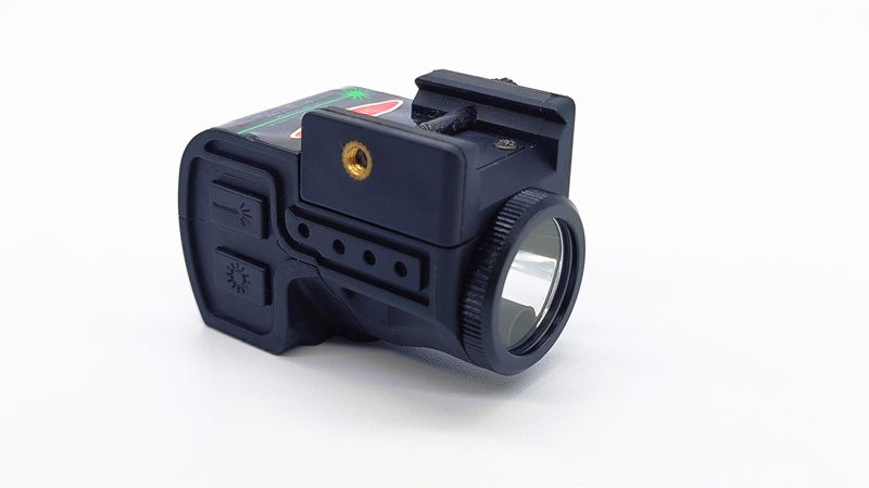 Mini Magnetic Suction Charging Red Green High Lumen Laser Sight Tactical Integrated Bottom Mounted Laser Flashlight