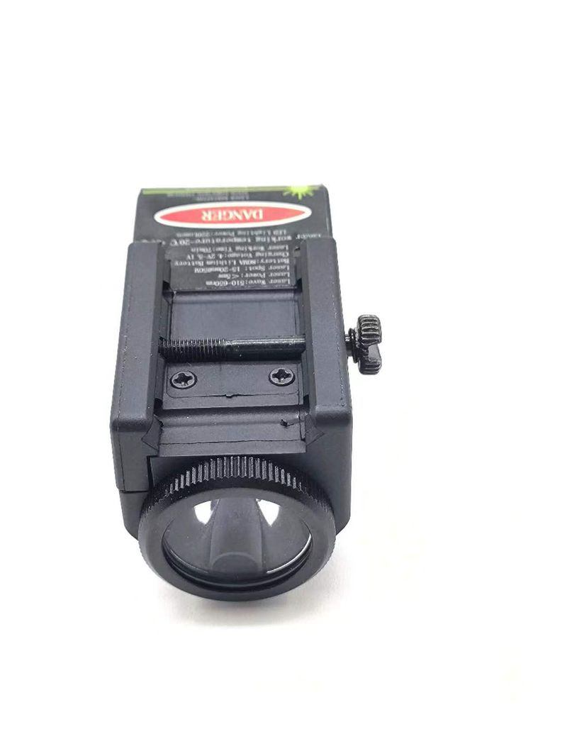 Long cylindrical magnetic suction charging red green high lumen laser sight tactical integrated bottom mounted laser flashlight