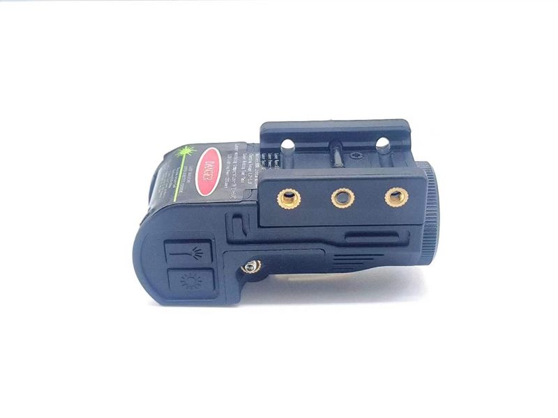 Long cylindrical magnetic suction charging red green high lumen laser sight tactical integrated bottom mounted laser flashlight