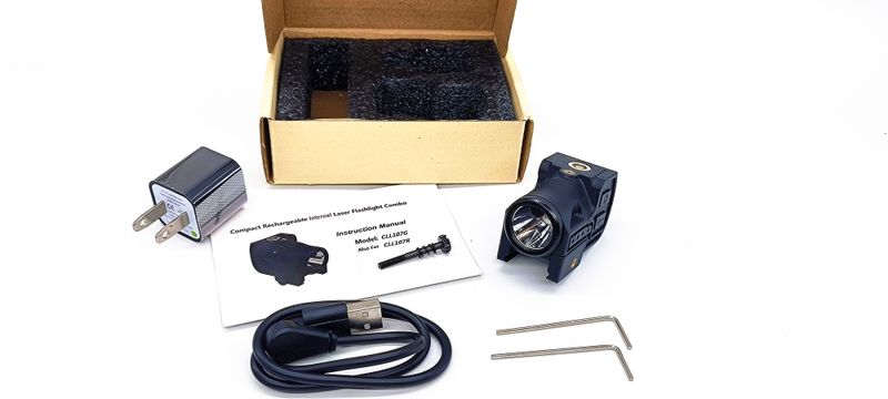 Mini Magnetic Suction Charging Red Green High Lumen Laser Sight Tactical Integrated Bottom Mounted Laser Flashlight