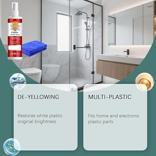 Buy One Get One Free - Plastic Renewal Yellow Removal Spray Cleaner