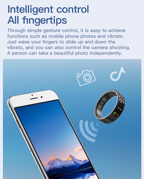 Touch Display Smart Ring, Heart Rate Pedometer Sleep Tracker Ring, Remote Control Smart Wearable Ring for Daily Fitness, Step Counting, Sleep Monitoring, Mobile Phone Control, COD Free Shipping, Pay on Delivery