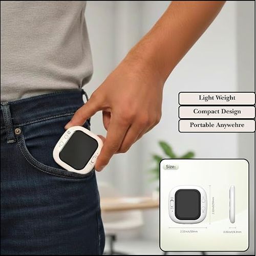 Smartphone rear camera magnetic selfie monitor