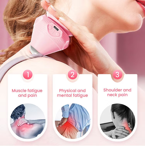 Electric Suction Vibration Heat Therapy Massage Ball