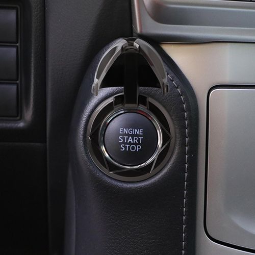 Buy 1 Get 2 Universal Mandalorian themed car start stop button cover, Star Wars style decorative ring, anti-scratch ignition switch protector, stylish car interior ornament, practical and fun car accessories, free shipping and cash on delivery