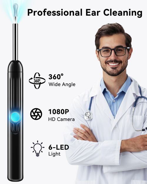 🔥HOT SALE🔥 COD！Visual Ear Scoop, Wireless WiFi Endoscope, High-Definition Ear Cleaning
