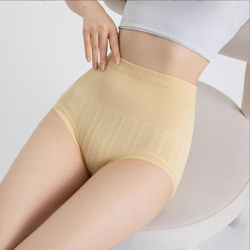 Buy 1 Get 5 Women's High-Waisted Plus-Size Panties (Tummy Control & Butt Lifting)