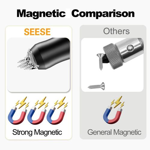 Buy 1 Get 3 aluminium alloy magnetic bit holder with demagnetizer function, sturdy and practical. Matches screwdriver bits, perfect for equipment repair, furniture assembly and home workshop use, free shipping and cash on delivery
